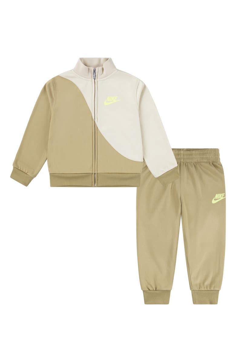 Nike Kids' Sportswear On the Move Dri-FIT Jacket & Joggers Set, Main, color, Parachute Beige