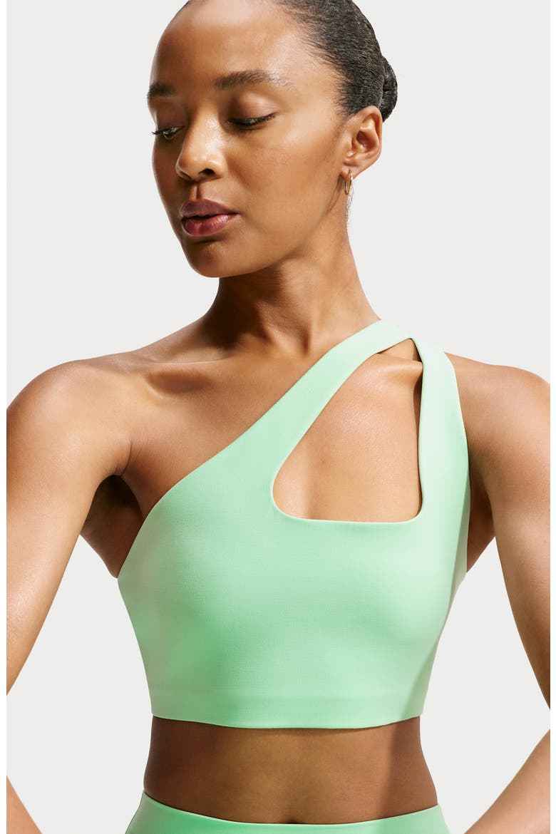 Dri-FIT Cutout Medium Impact Sports Bra, Alternate, color, CUCUMBER CALM/ COOL GREY