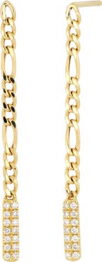 Bony Levy Varda Diamond Linear Drop Earrings