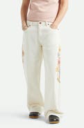 Brixton The Chloe Floral Print Wide Leg Jeans