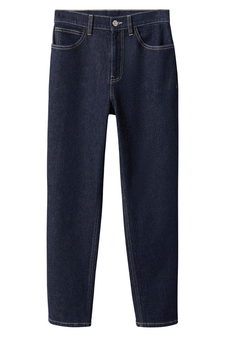 Comfort High Waist Ankle Mom Jeans, Alternate, color, OPEN BLUE