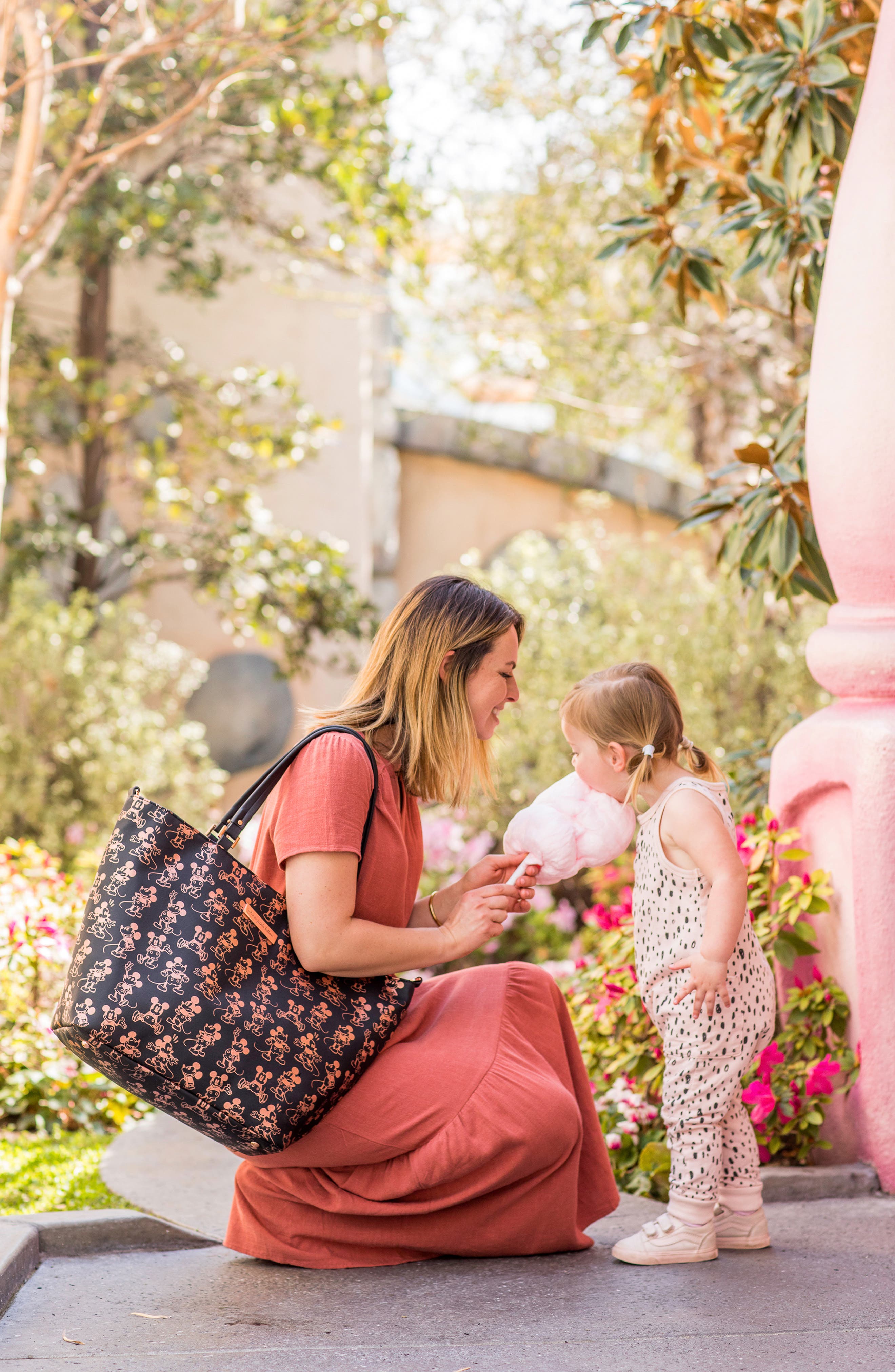 Petunia Pickle Bottom x Disney Downtown Mickey Mouse Diaper Tote, Alternate, color, 