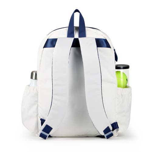 Ame & Lulu Big Love Tennis Backpack In White