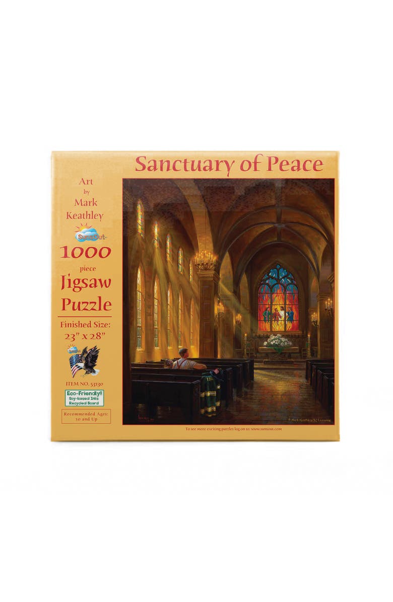 Sunsout Sanctuary of Peace 1000 piece Jigsaw Puzzle for Adults, Alternate, color, Multicolor