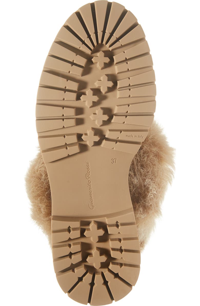 Gianvito Rossi Genuine Shearling Boot, Alternate, color,