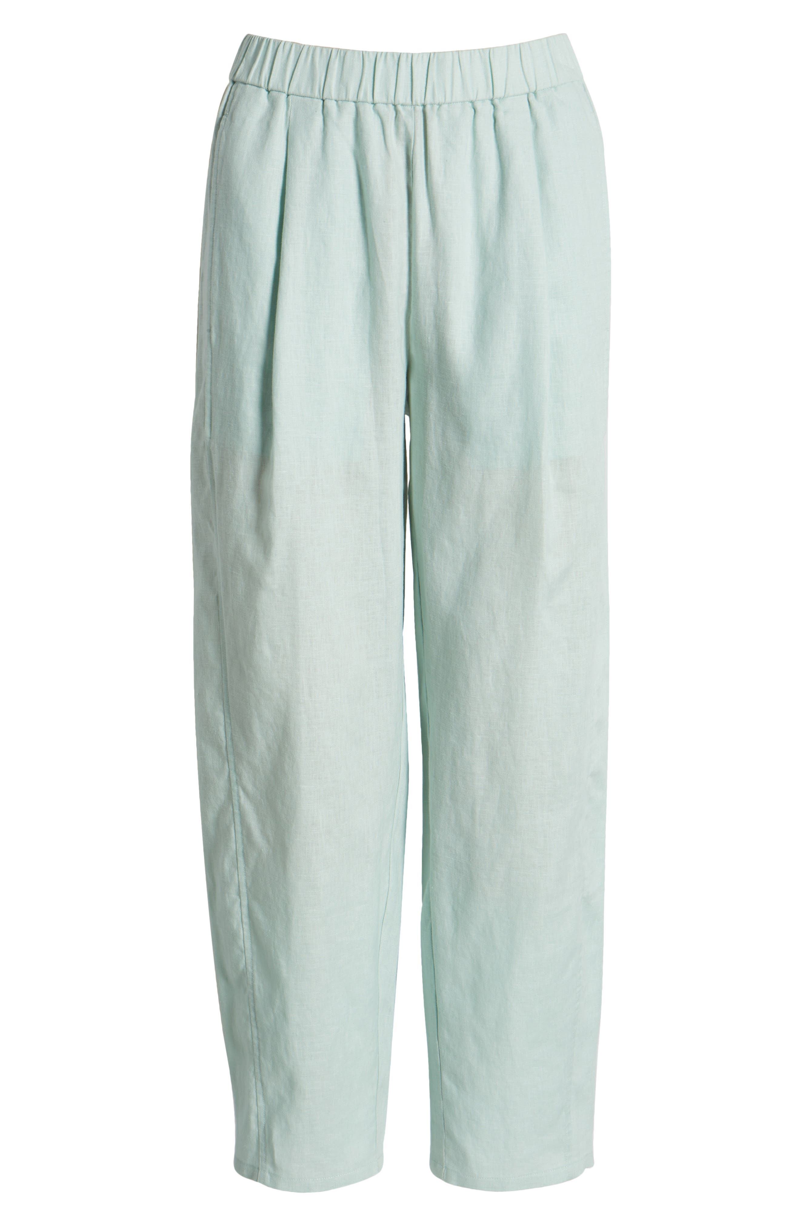 Женские Eileen Fisher Pleated Organic Linen Lantern Pants — фото 5