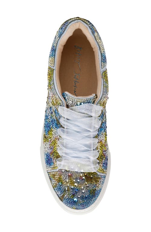 BETSEY JOHNSON BETSEY JOHNSON SIDNY CRYSTAL PAVÉ PLATFORM SNEAKER 