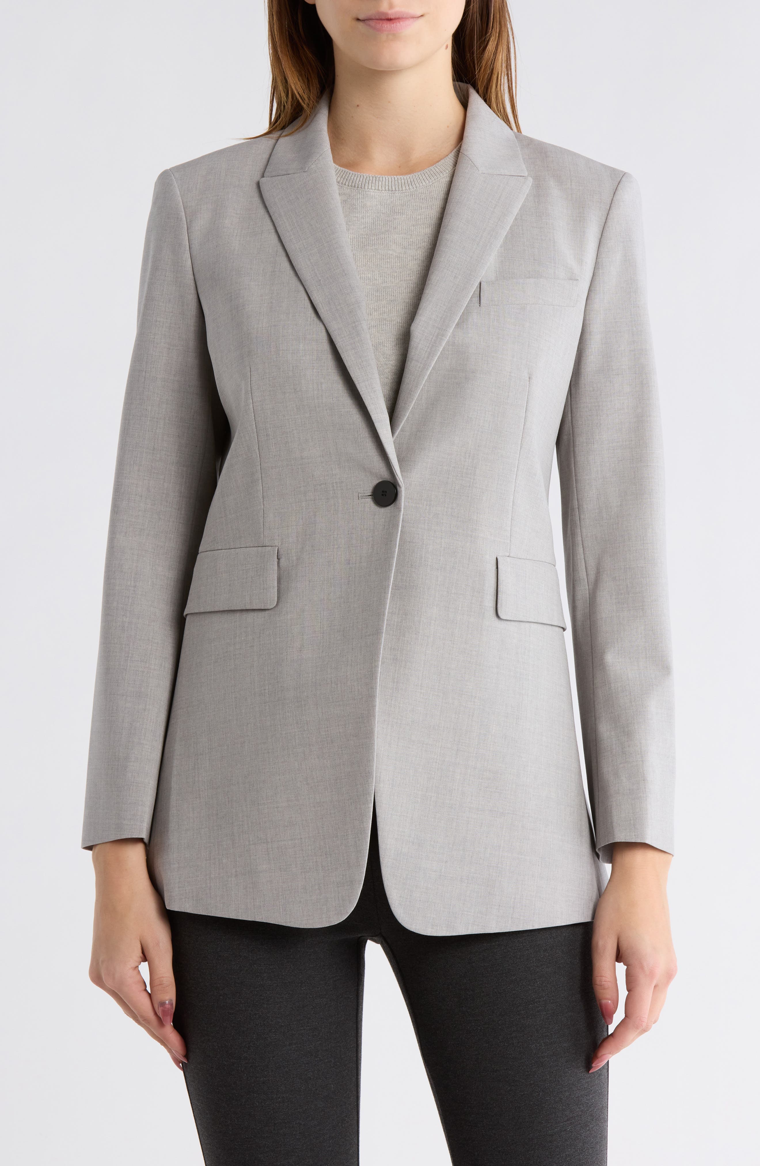 Theory Trace Stretch Wool Blazer