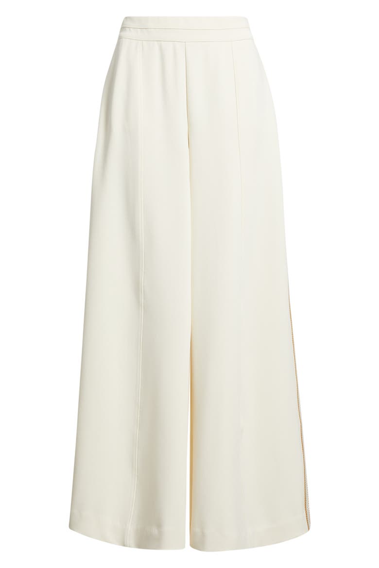 Skyrise Pintuck Palazzo Pants, Alternate, color, ECRU
