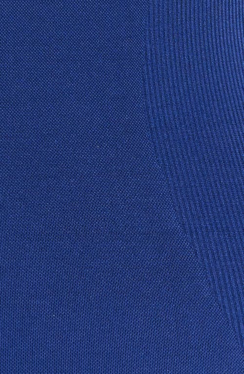 Pinsy Butter Sculpt Long Sleeve Bodysuit In Midnight Navy