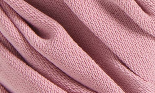 Tasha Ruched Satin Headband In Pink