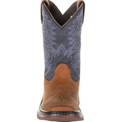 Rocky Padded Kids' Ride Flx Western Boot In Brown