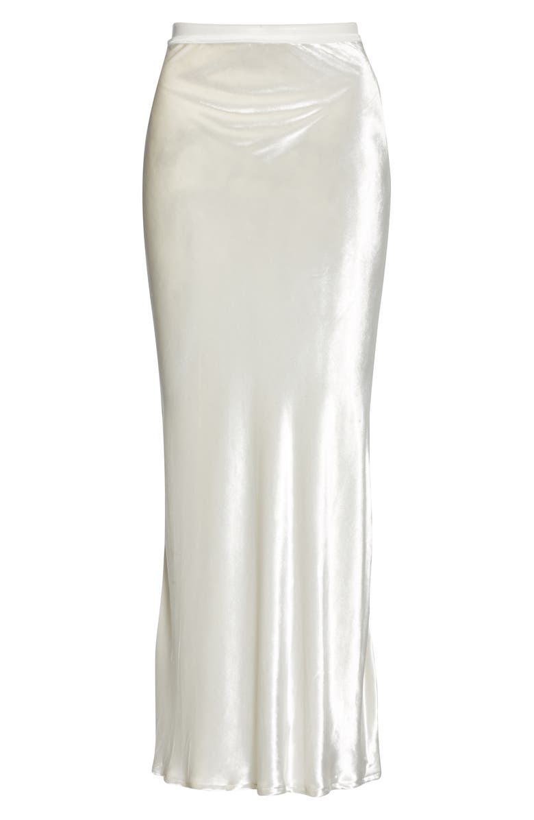 Cult Gaia Scarlett Velvet Skirt, Alternate, color, 