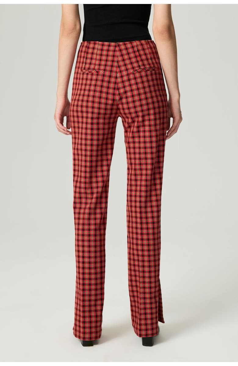 Nocturne Plaid Slit-Hem Pants, Alternate, color, Multi-Colored