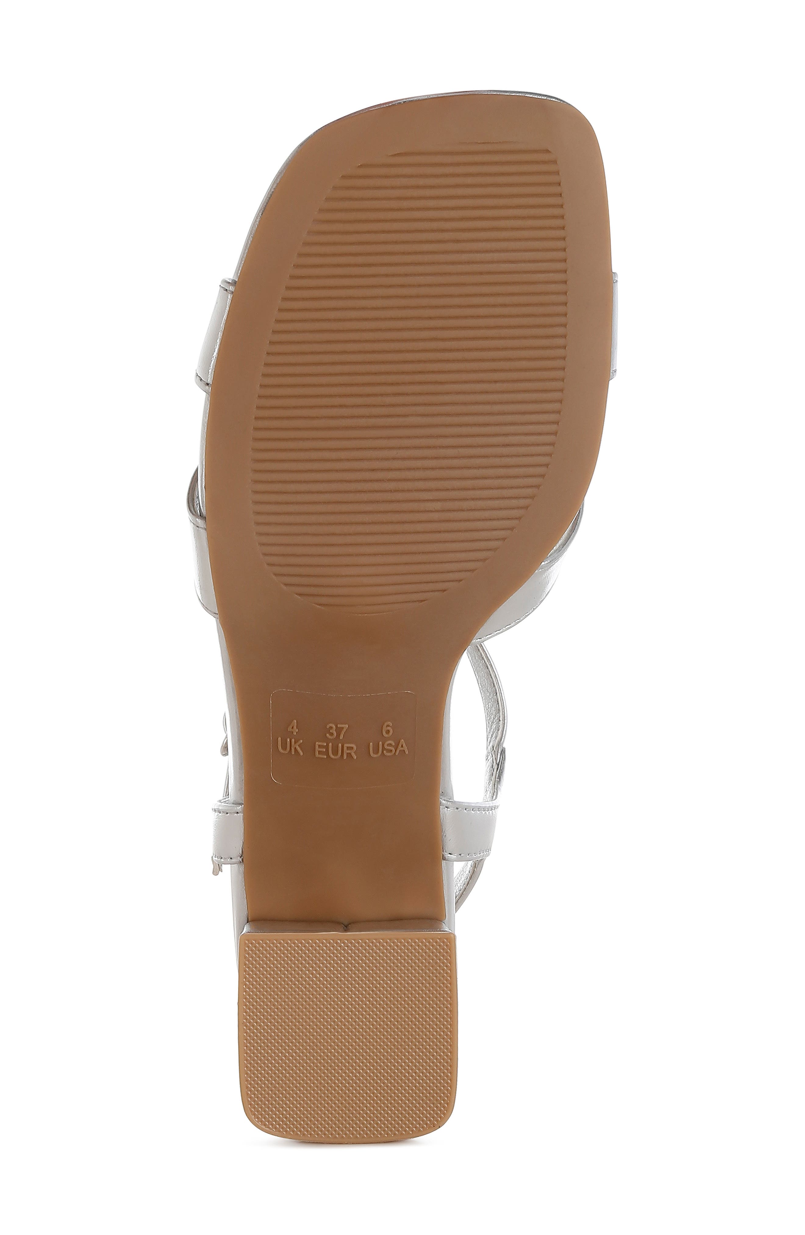 LONDON RAG Edessa Sandal, Alternate, color, Silver