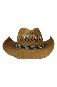 Nicole Miller Straw Rancher Hat