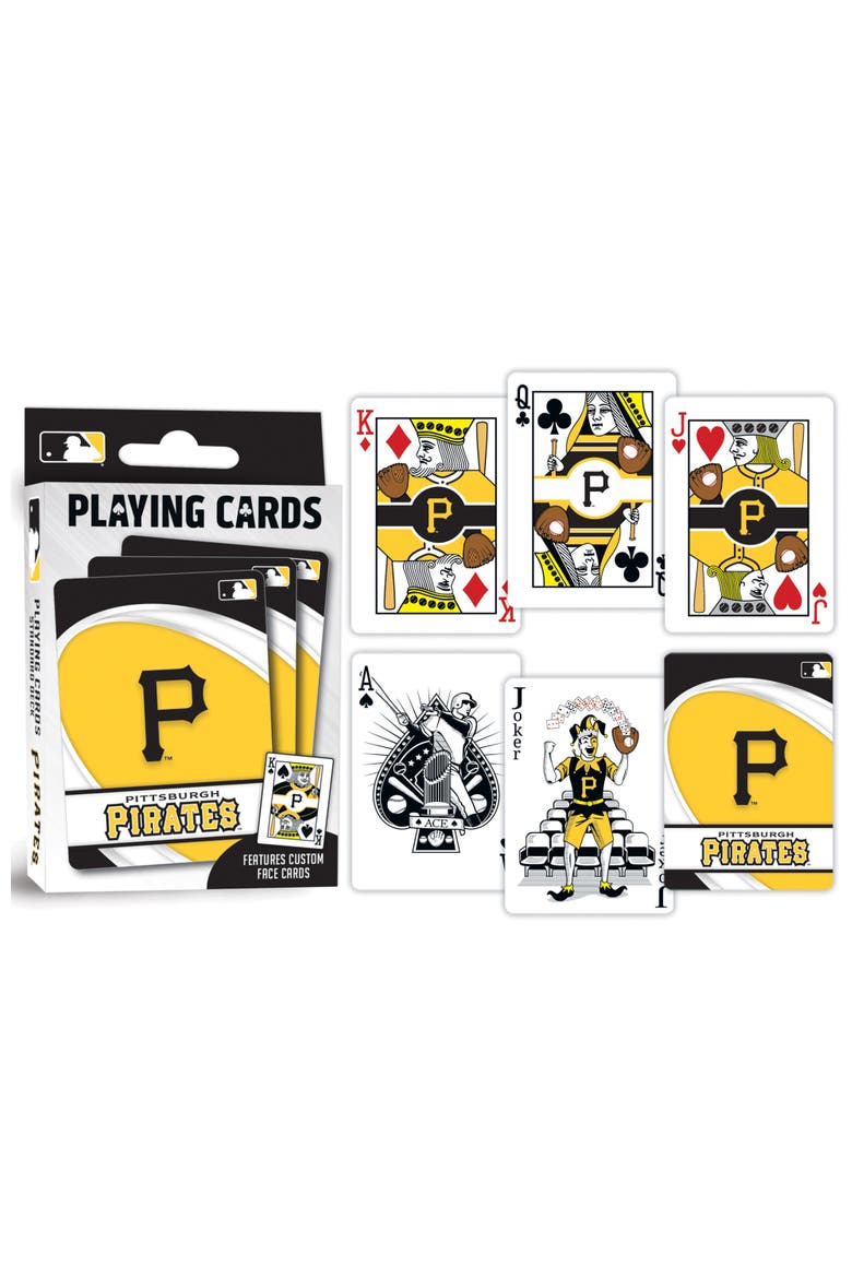Pittsburgh Pirates Playing Cards, Alternate, color, Multicolor