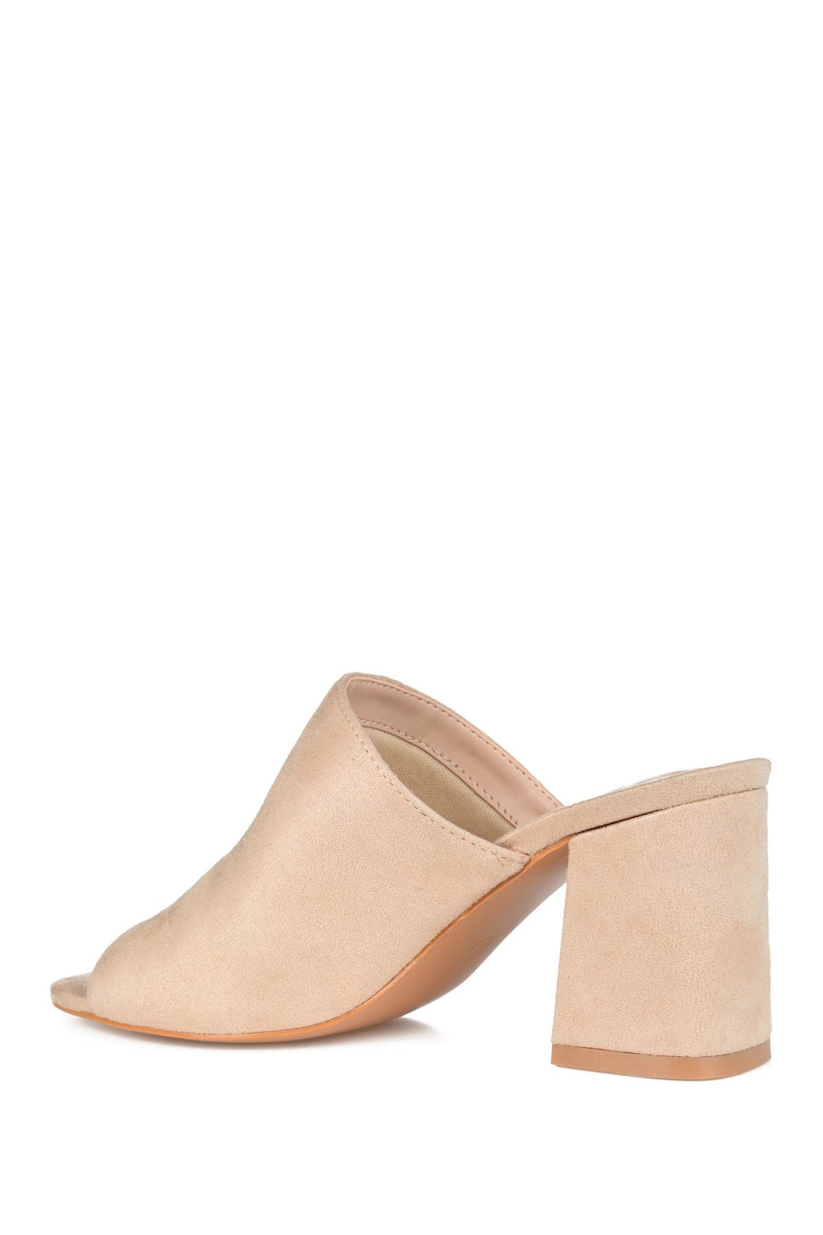 Journee Collection JOURNEE Adelaide Slide Mule Sandal, Alternate, color, Nude