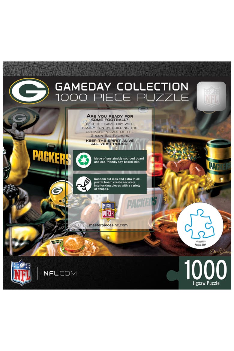 Green Bay Packers Gameday 1000pc Puzzle, Alternate, color, Multicolor
