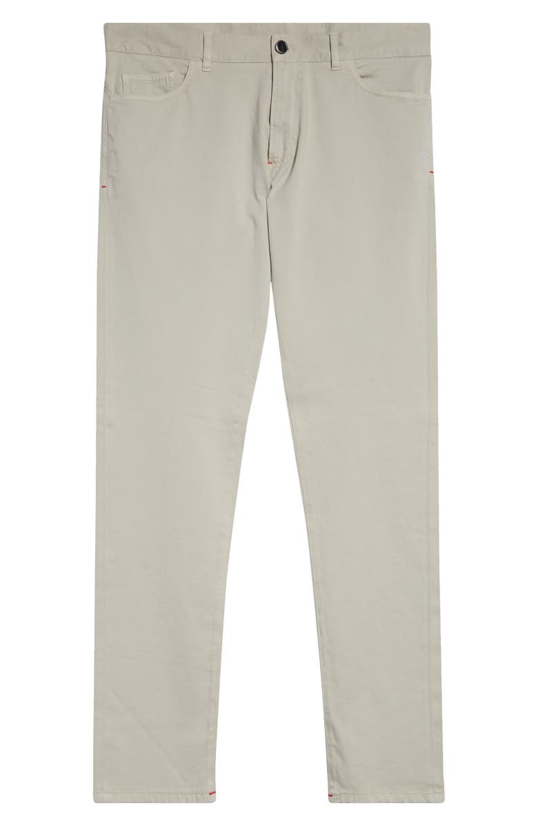 ISAIA Five-Pocket Slim Fit Chinos, Alternate, color, Light Brown 381