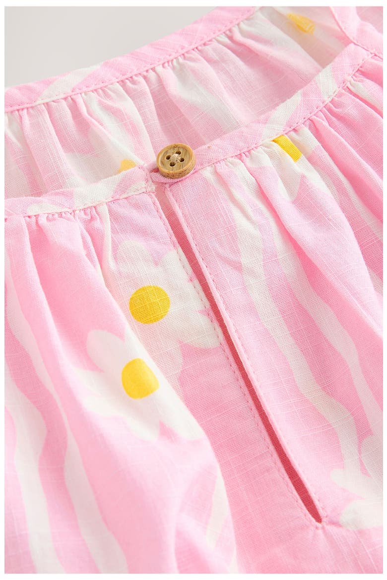 Kids' Floral Print Cotton Sundress, Alternate, color, PINK
