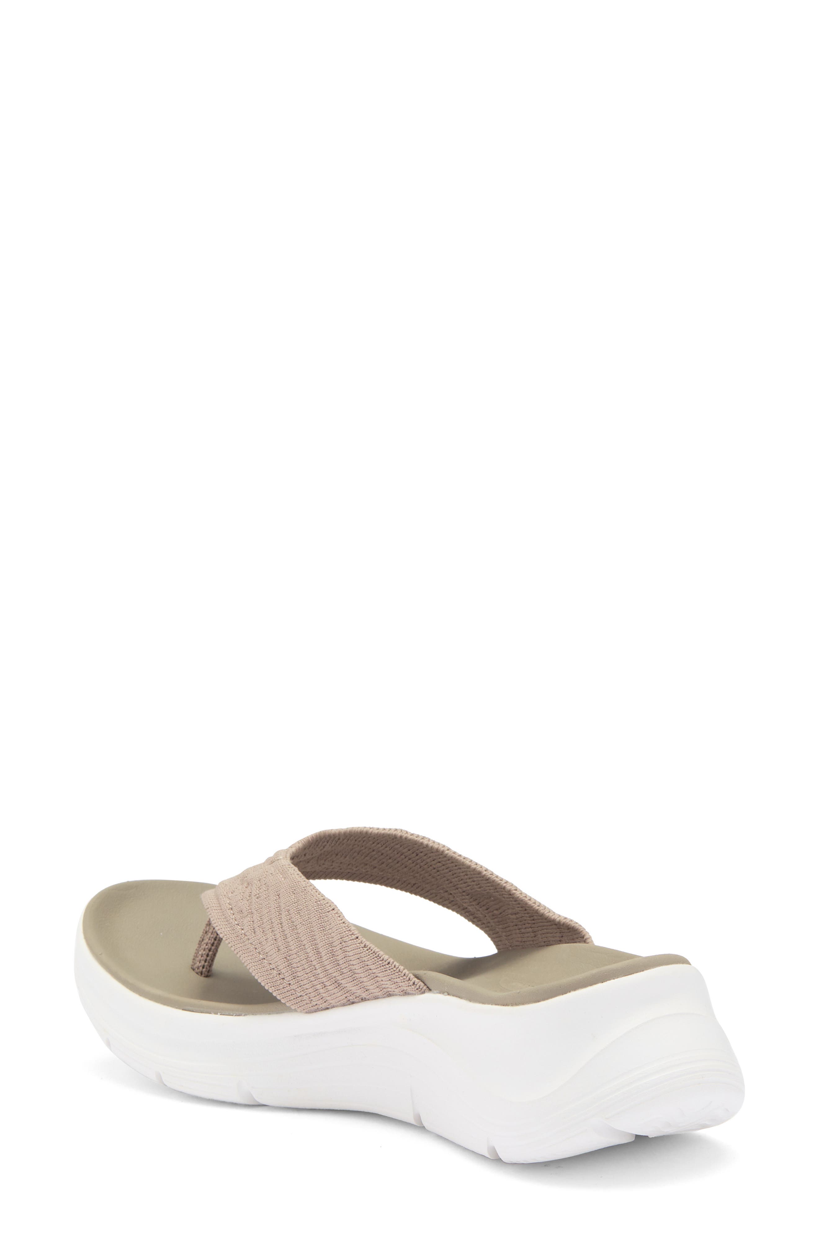 SKECHERS Kamaryn Thong Sandal, Alternate, color, Tan