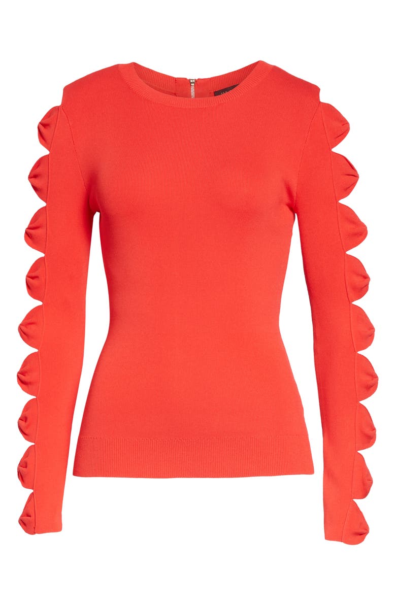 Ted Baker London Yonoh Cutout Sleeve Sweater, Alternate, color, 