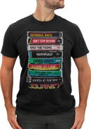JOURNEY Men's Journey Tape Deck Stack Graphic T-Shirt
