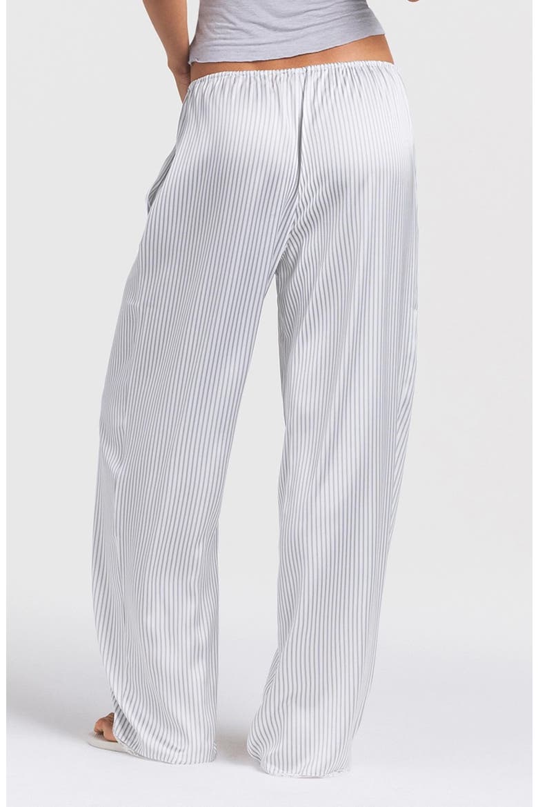 Woven Shine Lace Pants, Alternate, color, SILVER TRIPLE PINSTRIPE
