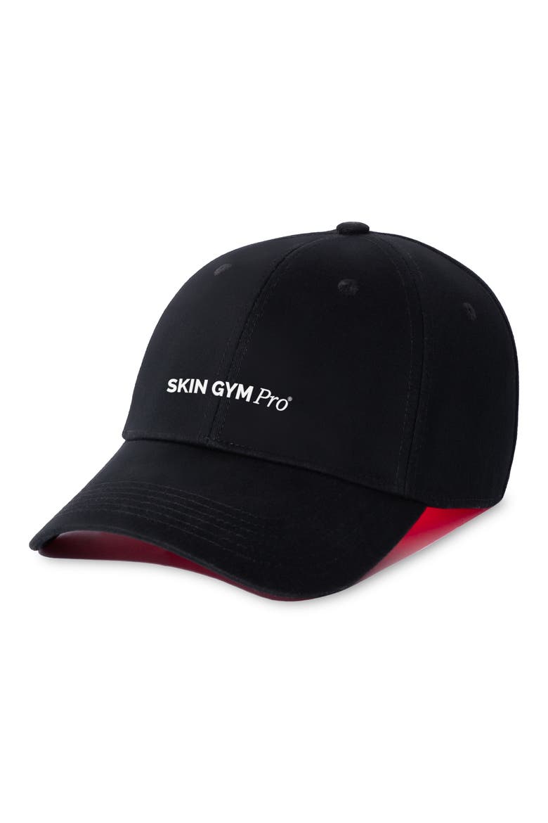 LED PRO Red Light Cap, Alternate, color, BLACK