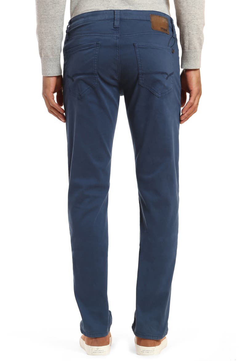 Zach Straight Leg Twill Pants, Alternate, color, NAVY TWILL