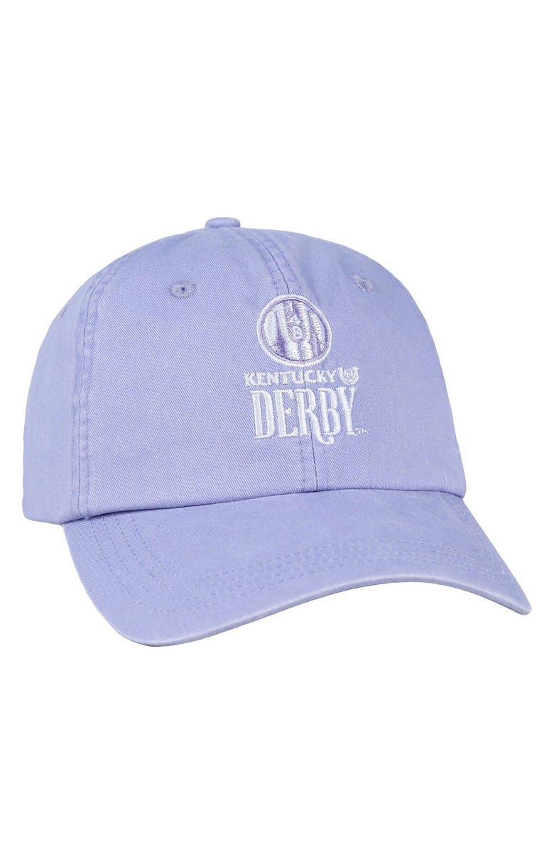 AHEAD Women's Ahead Purple Kentucky Derby 148 Carmel Adjustable Hat, Main, color, 
