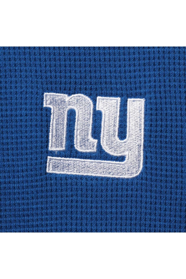 Men's Dunbrooke Royal New York Giants Logo Maverick Thermal Henley Long Sleeve T-Shirt, Alternate, color, Royal