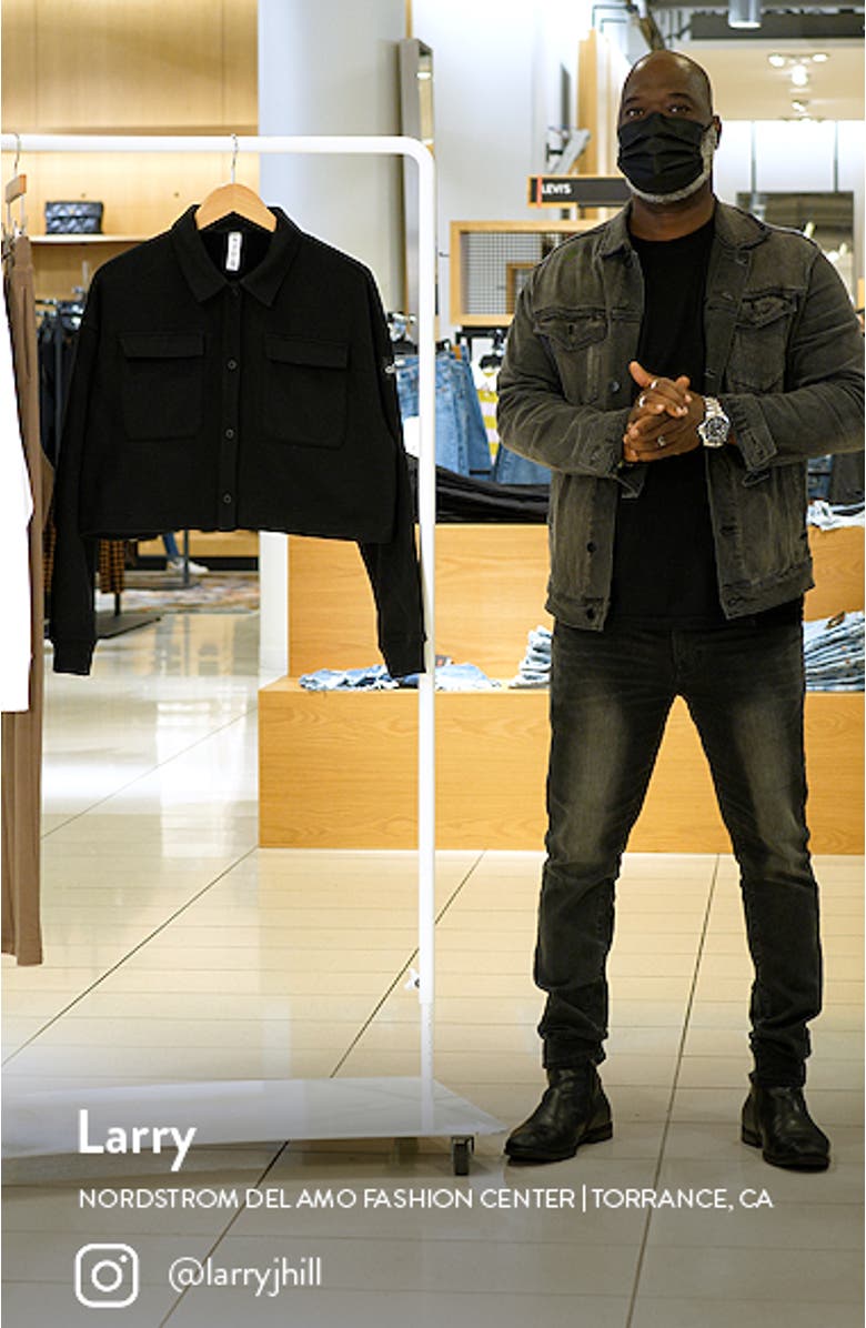 Renown Crop Button-Up Shirt, sales video thumbnail