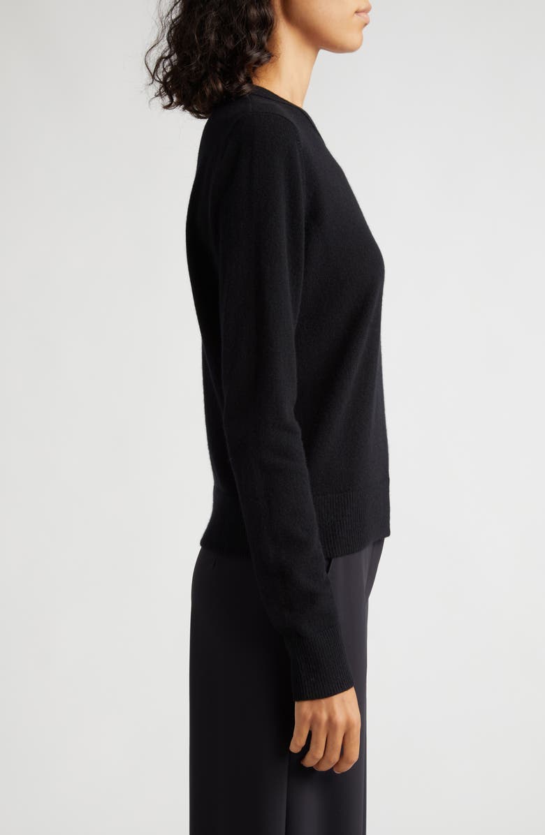 Vince Classic Crewneck Cashmere Sweater, Alternate, color, Black