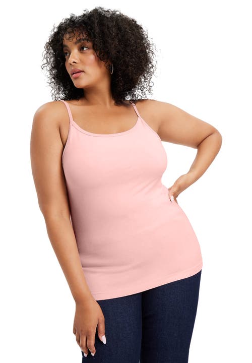 June + Vie One+only Bra Cami In Pink