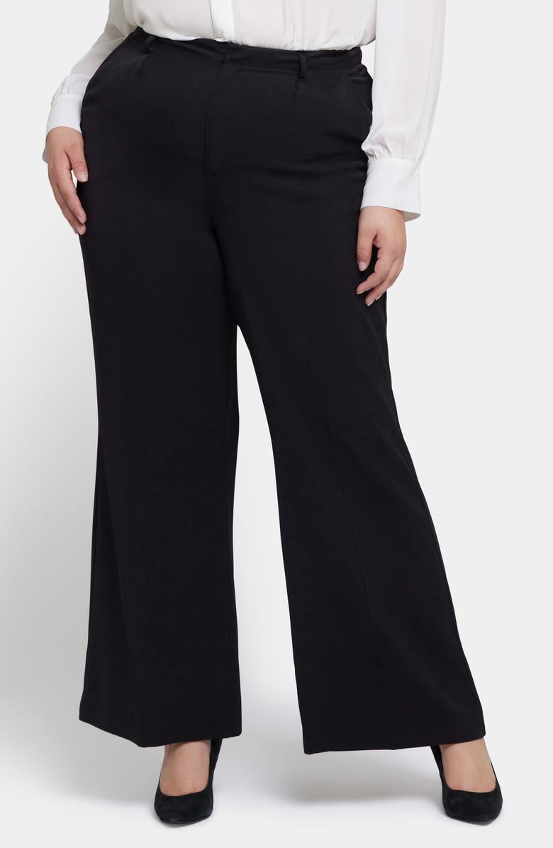 NYDJ Wide Leg Pants, Main, color, Black