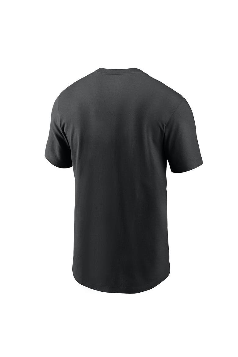 Men's Nike Black Las Vegas Raiders Primary Logo T-Shirt, Alternate, color, BLACK