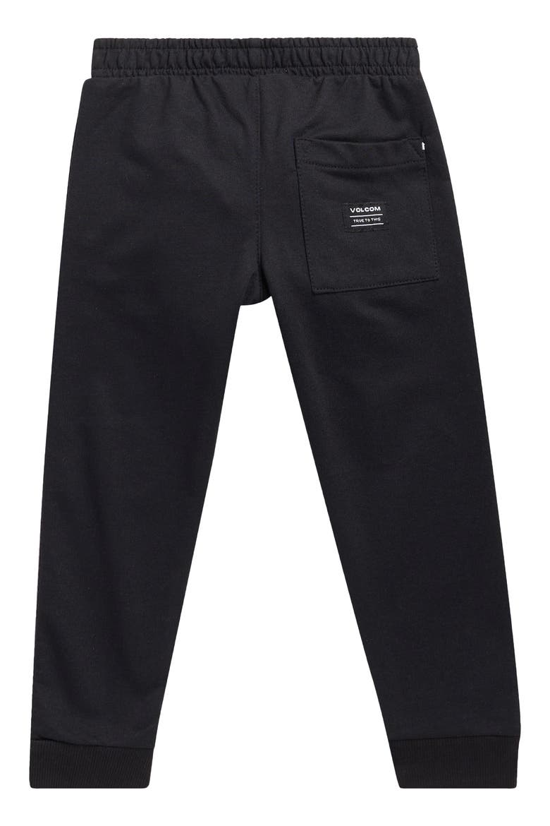 Kids' French Terry Jogger Set & Beanie, Alternate, color, BLACK
