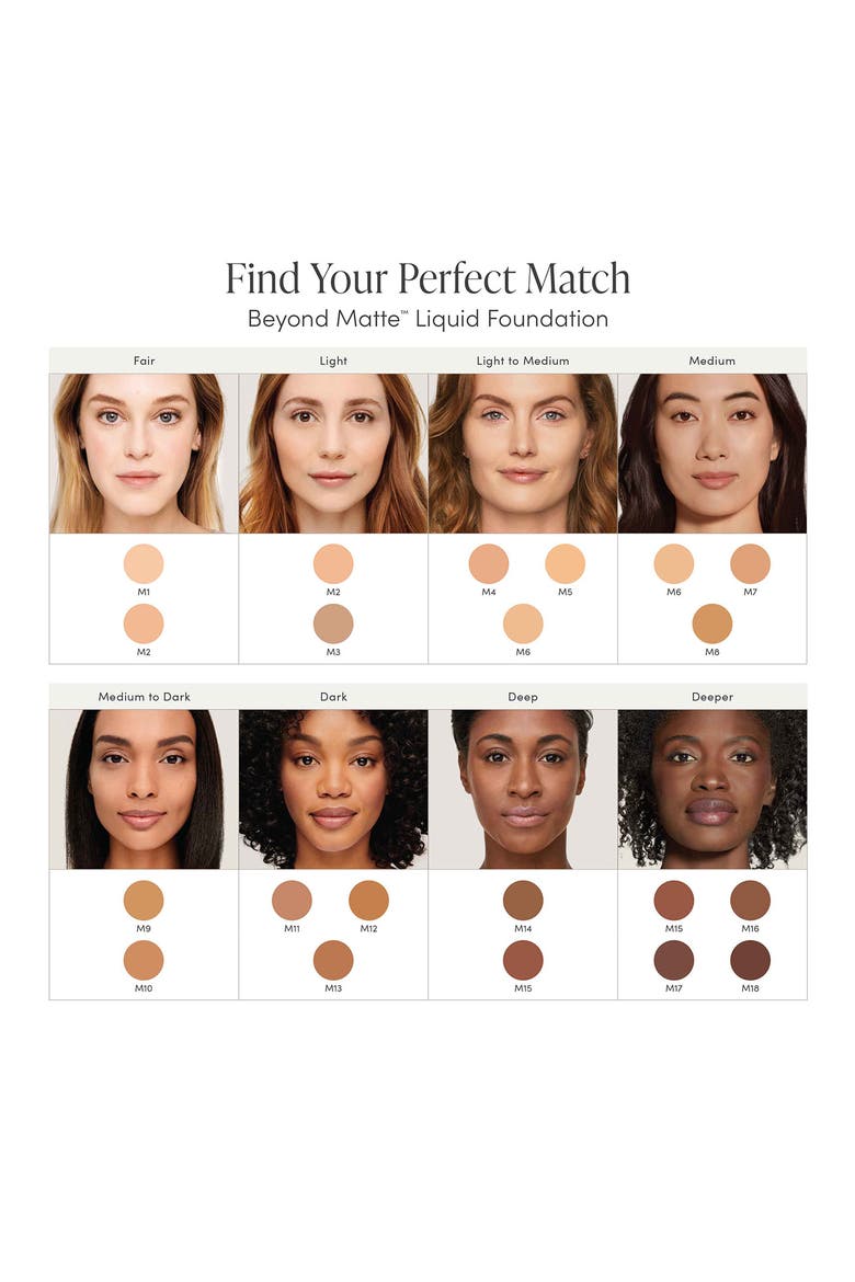 Beyond Matte Liquid Foundation, Alternate, color, M12