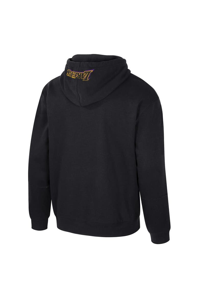Unisex Stadium Essentials Black Los Angeles Lakers Elementized Pullover Hoodie, Alternate, color, Black