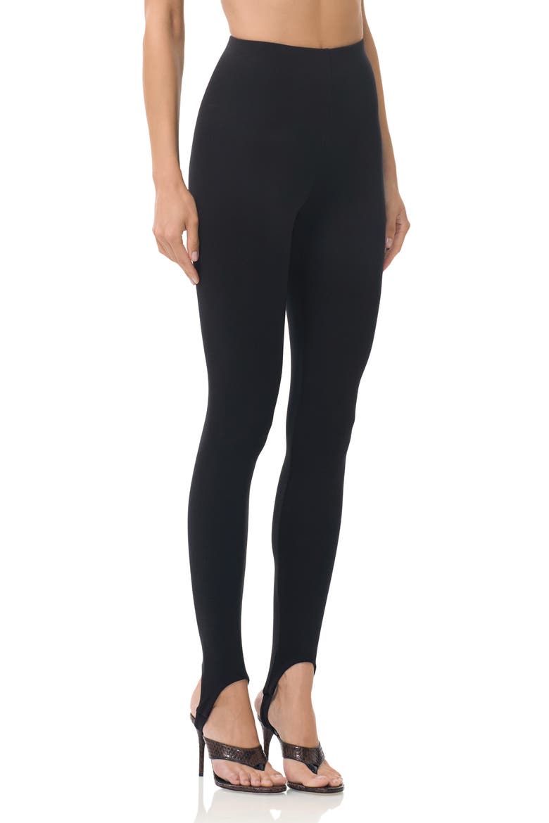 Jasmine Stirrup Pants, Alternate, color, NOIR