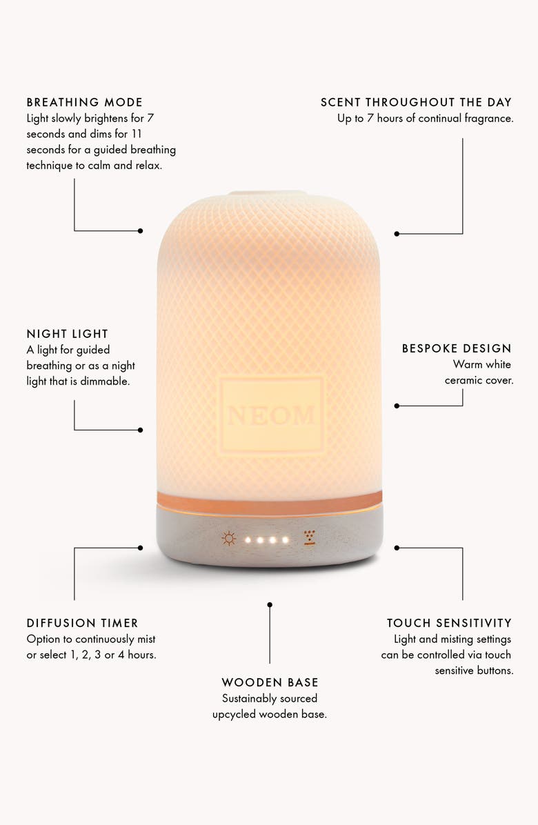 NEOM Wellbeing Wellbeing Pod 2.0 Essential Oil Diffuser, Alternate, color, 