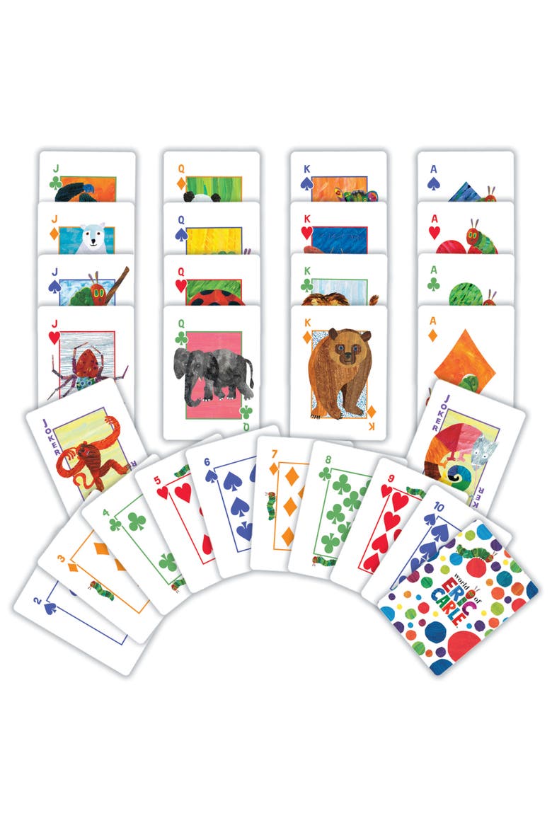 World of Eric Carle Jumbo Playing Cards, Alternate, color, Multicolor