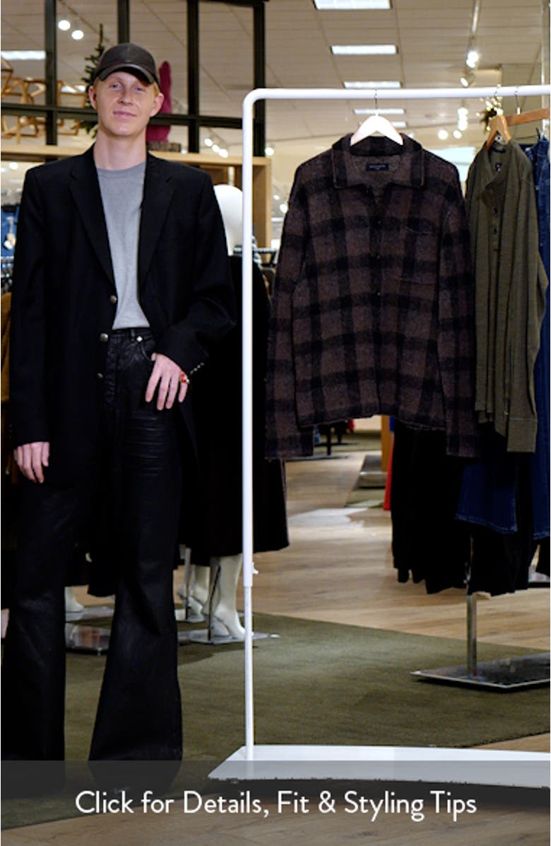 Ash Plaid Shirt Jacket, sales video thumbnail