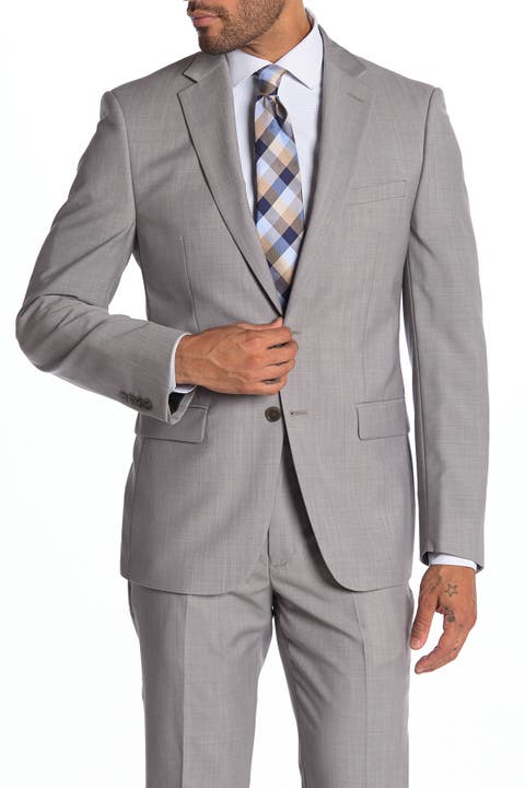 Malbin Slim Fit Notch Lapel Wool Sport Coat (Short, Regular & Long)