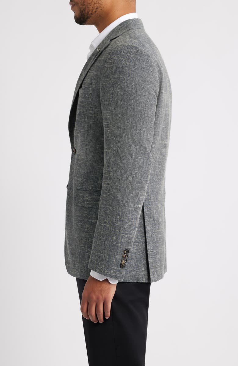 Jack Victor Midland Plain Weave Sport Coat, Alternate, color, Olive