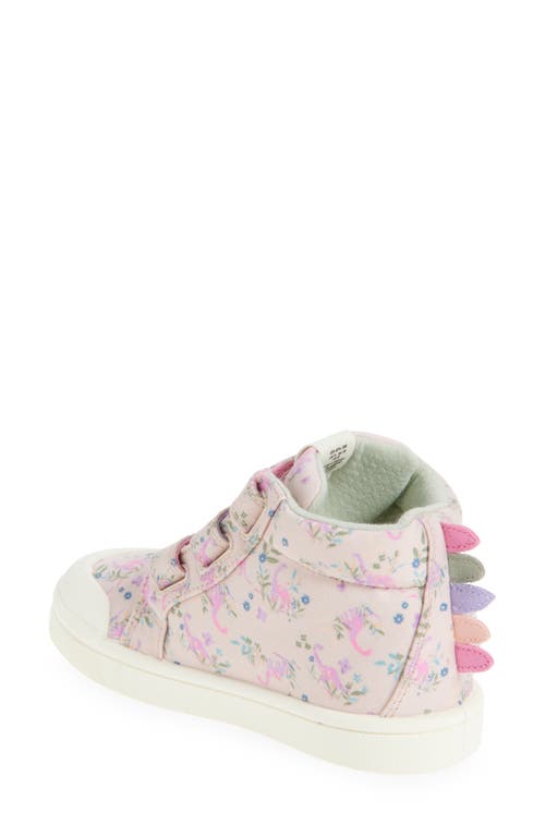 Next Kids' Floral Dino High Top Sneaker In Multi