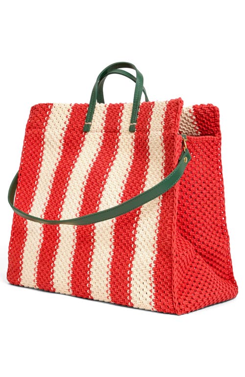 Clare V . Simple Crochet Tote In Multi