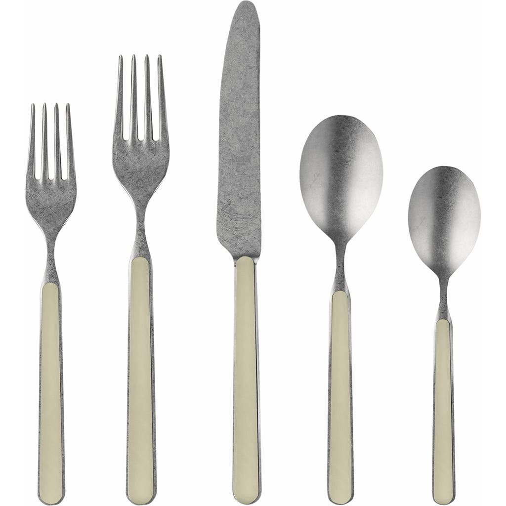 Mepra Fantasia Pewter Flatware Set In Pink